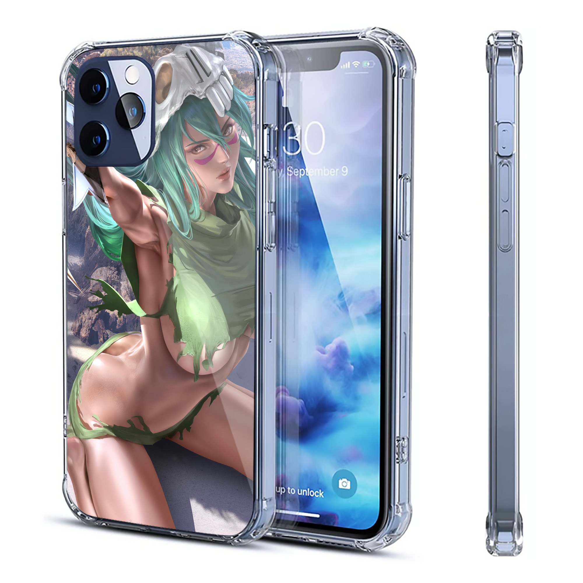 （画像用） ブリーチ BLEACH 【iPhone 12シリーズ対応】透明スマホケース（クリアソフトケース）